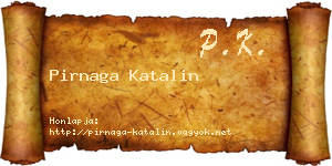 Pirnaga Katalin névjegykártya